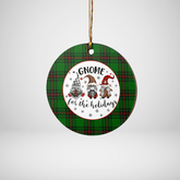 Clan Primrose (Fife) Tartan Tartan Crest Gnome Round Ceramic Ornament ZH32 Primrose (Fife) Tartan Tartan Christmas